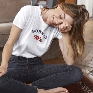 Sézane Born in 90s Tee Shirt
